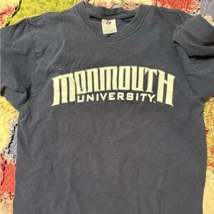 Monmouth university t-shirt, navy,medium